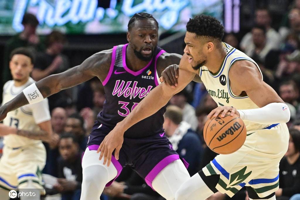 字母哥25分兰德尔29+8+6 雄鹿不敌森林狼